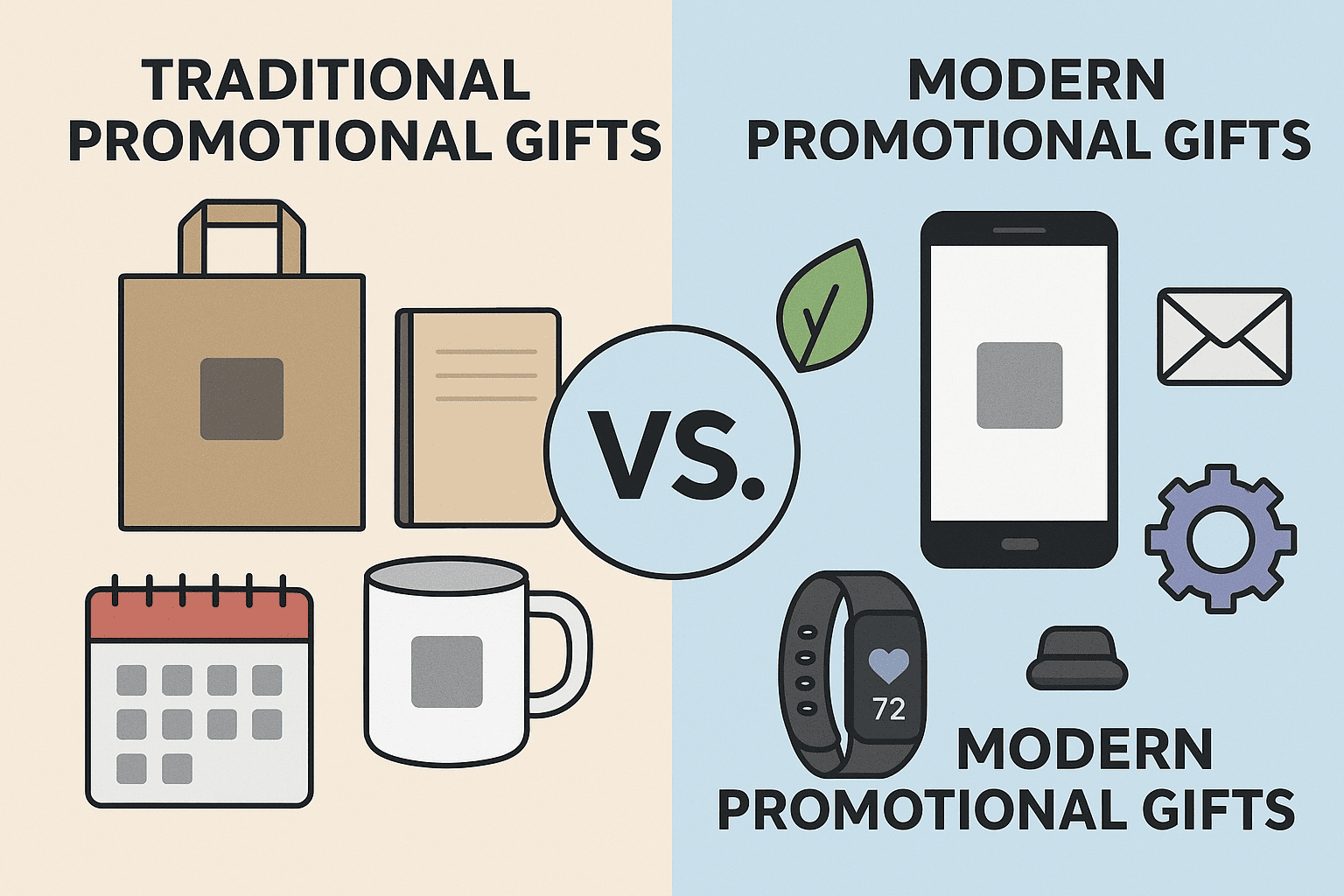 تفاوت هدایای تبلیغاتی سنتی و مدرن؛ کدام انتخاب بهتری است؟