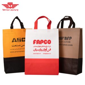 ساک دستی سوزنی دو تکه بند دار