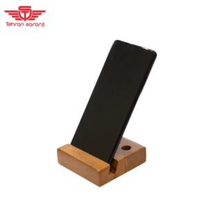 استند موبایل چوبی