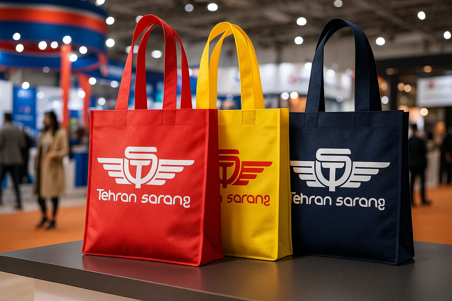 ساک دستی نمایشگاهی در رنگ های مختلف