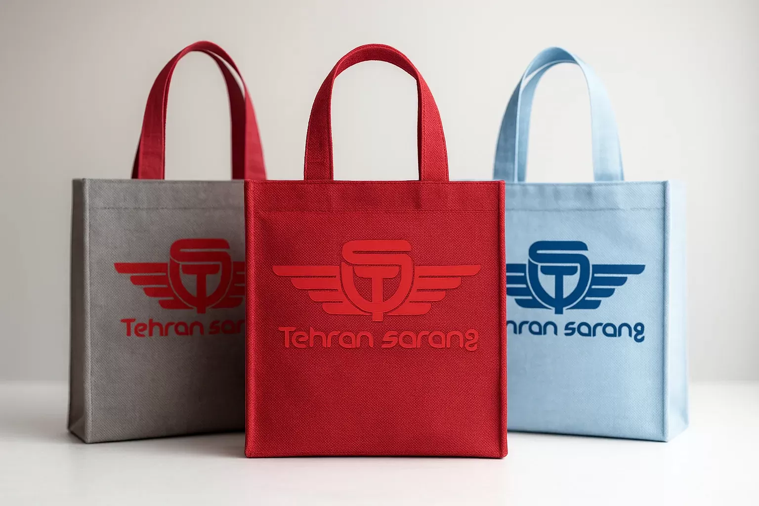 ساک دستی تبلیغاتی اختصاصی ویژه در رنگ های مخالف