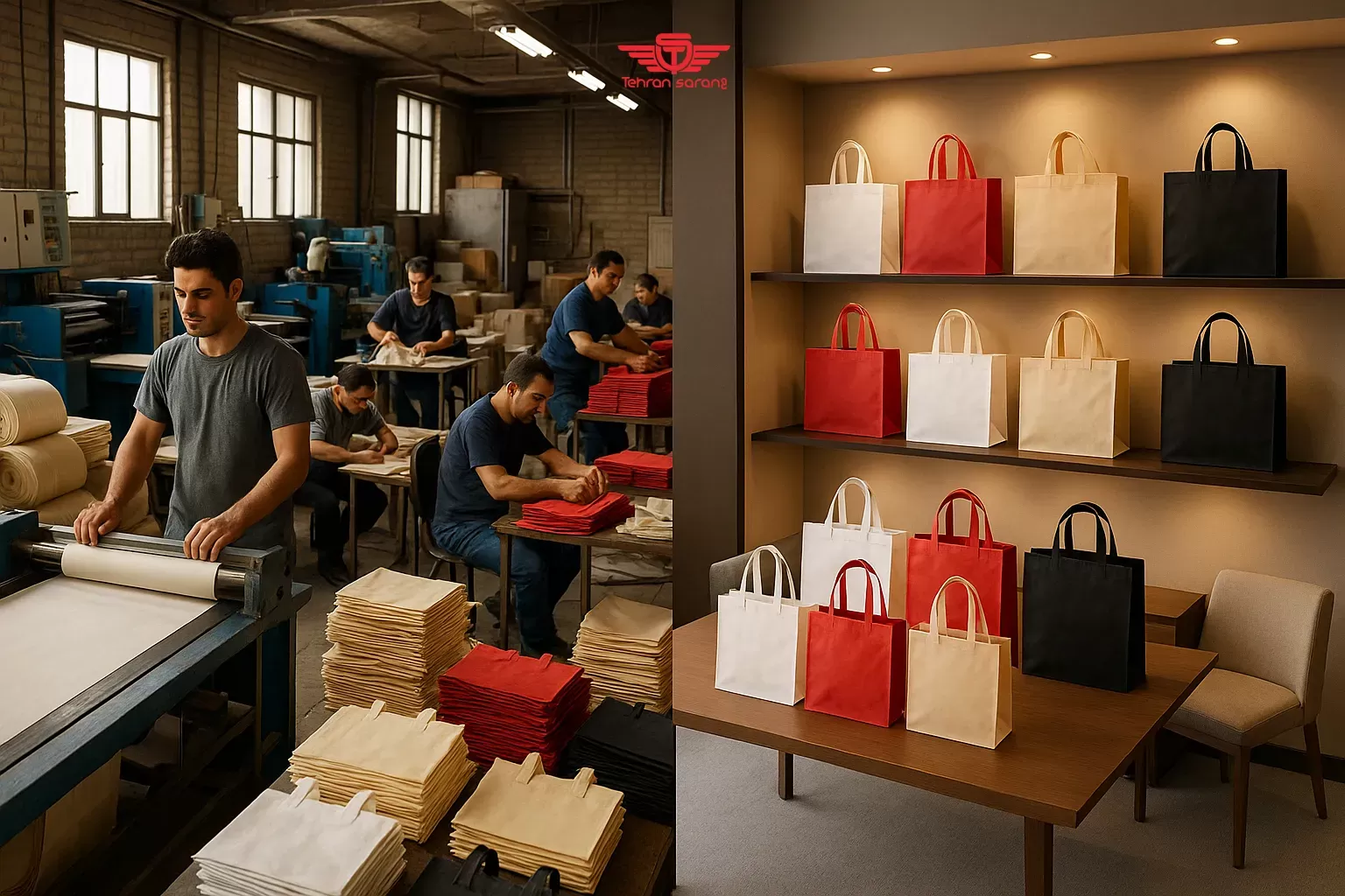 ساک دستی تبلیغاتی با قیمت کارخانه