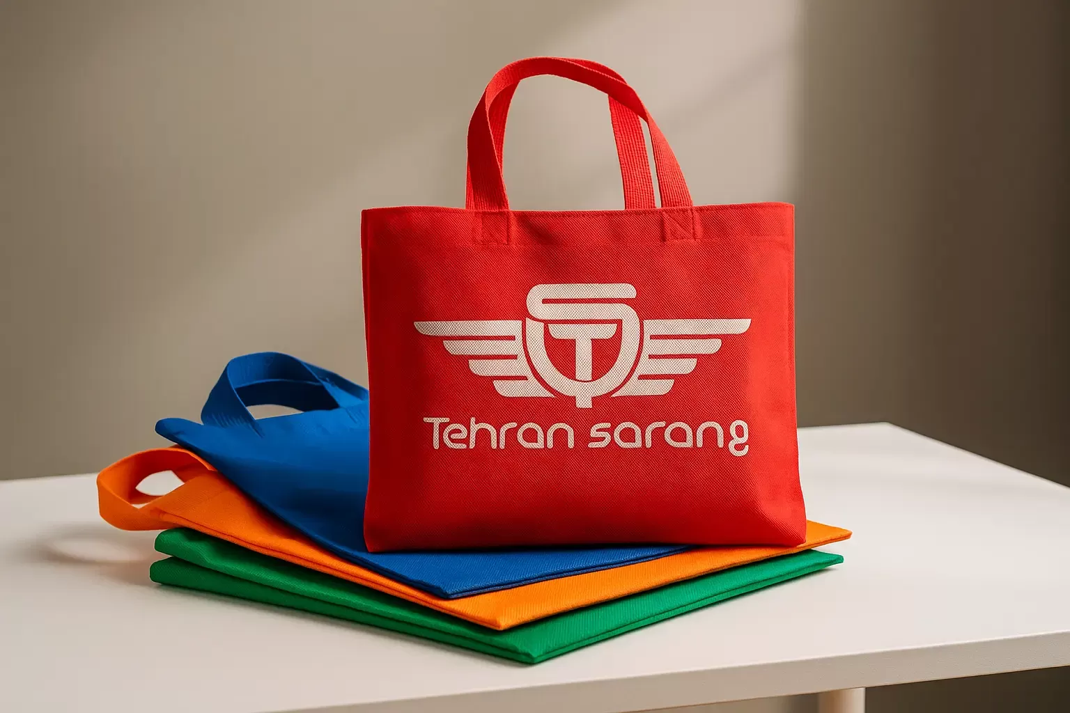 هزینه ساک دستی تبلیغاتی در تیراژ بالا با چاپ لوگوی دلخواه