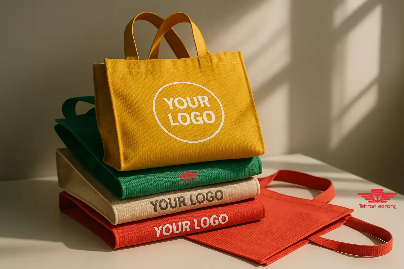 هزینه ساک دستی تبلیغاتی با چاپ لوگوی دلخواه