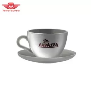 فنجان و نعلبکی شیشه ای